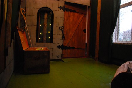 Lek- och utklädningsrum på Sagomuseet.